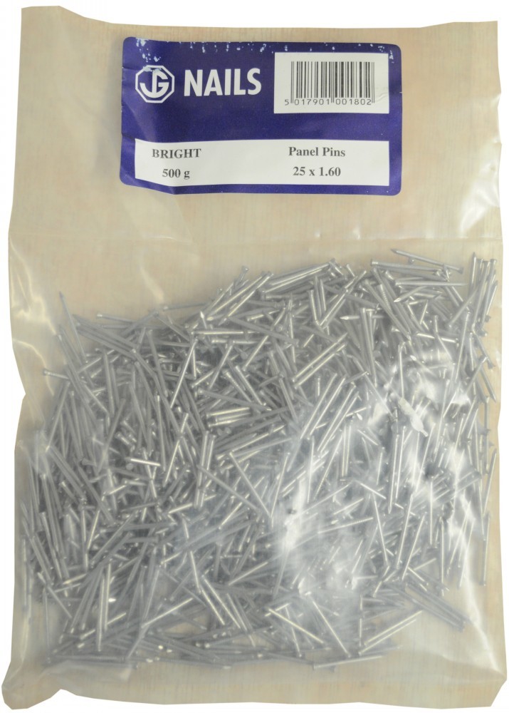 Panel Pins 25x1.6mm 500g | Proper Job