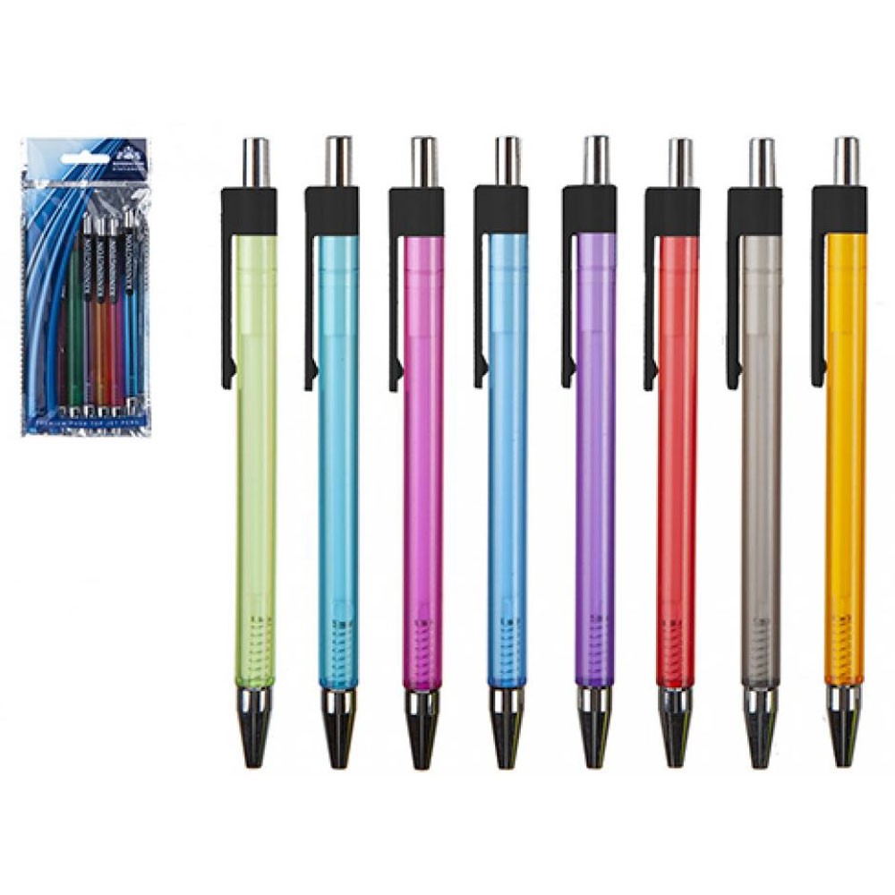 Ball Pens 8pc Colours | Proper Job