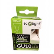 LED Bulb GU10 5w 1pc Warm Wh