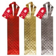 Gift Bag Bottle Padded Foil