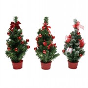 Xmas Tree 30cm Red Base