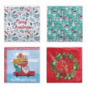 Xmas Napkins Assorted 20pc