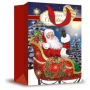 Gift Bag Giant Santa/Sleigh