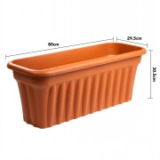 Vista Terracotta Trough 80cm