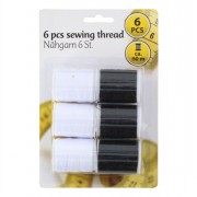 Sewing Thread Black/White