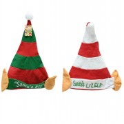 Elf Hat w/Pompom &Embroidery