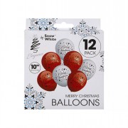 Xmas Balloons 12pc