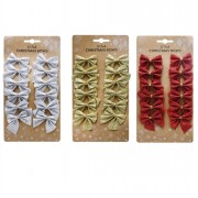 Bows Glitter 12pc