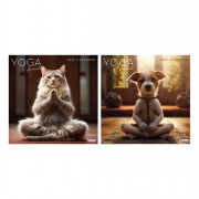 Calendar Square Yoga Animals