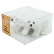 Polar Bears Flocked 3pc