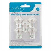 Removable Hooks Swivel 5pc